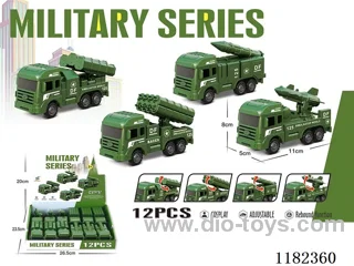 pull back small military car, 12pcs/box