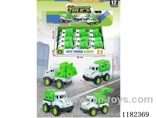 pull back sanitation truck (12PCS)