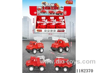 pull back fire truck (12PCS)