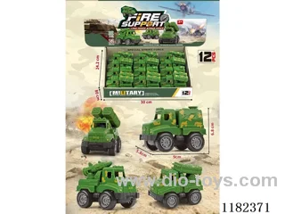 pull back Military Vehicle (12PCS)