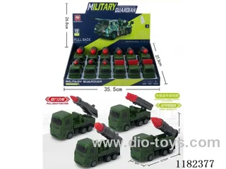 pull back simulation military vehicle(12PCS)