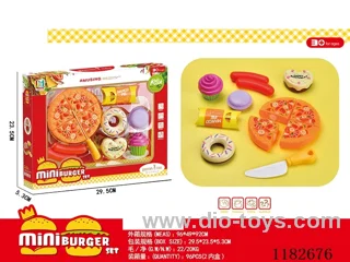 Pizza Burger Cake & Donut Set