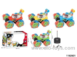 Lights & Music RC Stunt Car