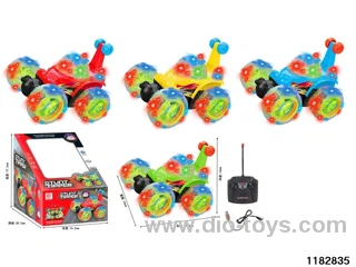 Lights & Music RC Stunt Car
