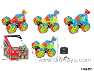 Lights & Music RC Stunt Car