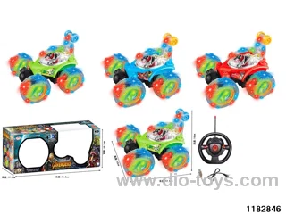 Lights & Music RC Stunt Car