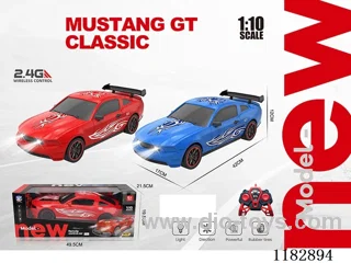 1:10 4ch RC car with light not included battery