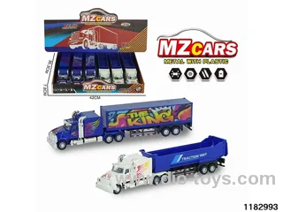 Sound and light alloy pull back car