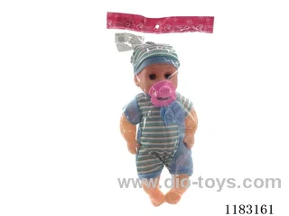 Empty body doll + pacifier IC