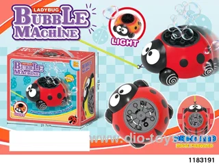 Bubble machine with light