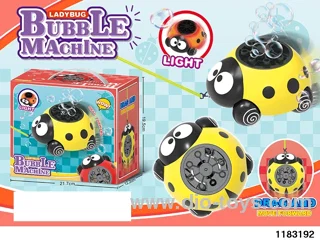 Bubble machine with light