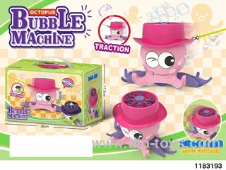Bubble machine with light