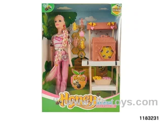 11.5-inch 9-joint Barbie Doll Set