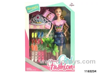 11.5-inch 11-joint Barbie Doll Set