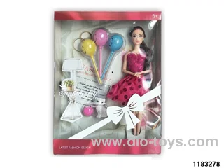 11.5-inch 12-joint Barbie Doll Set