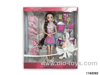 11.5-inch 12-joint Barbie Doll Set
