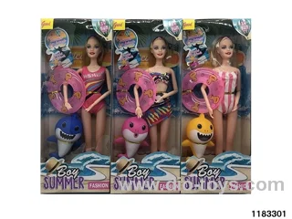 11.5-inch 9-joint Barbie Doll Set