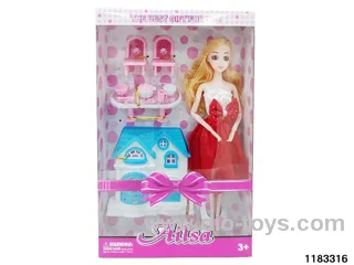 11.5-inch 9-joint Barbie Doll Set