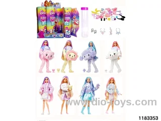 11.5-inch 12-joint Barbie Doll Set