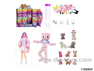11.5-inch 12-joint Barbie Doll Set