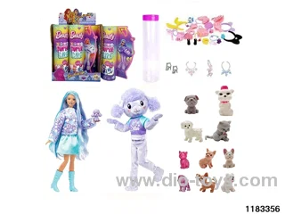 11.5-inch 12-joint Barbie Doll Set