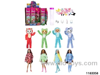 11.5-inch 12-joint Barbie Doll Set