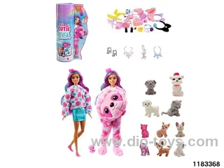 11.5-inch 12-joint Barbie Doll Set