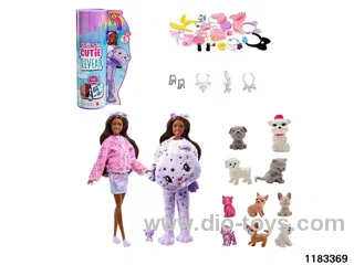 11.5-inch 12-joint Barbie Doll Set