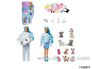 11.5-inch 12-joint Barbie Doll Set