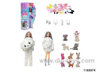 11.5-inch 12-joint Barbie Doll Set