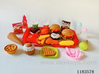 Burger with Large Plate Set