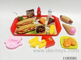 Burger with Large Plate Set