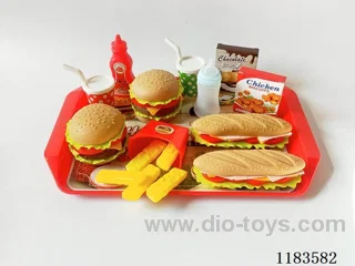 Burger with Large Plate Set