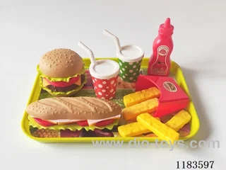 Burger with Medium Plate Set