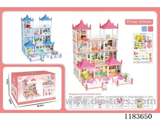 14 Room Villa Toys-No Lights