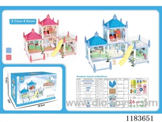 4 Room Cottage Toys-No Lights