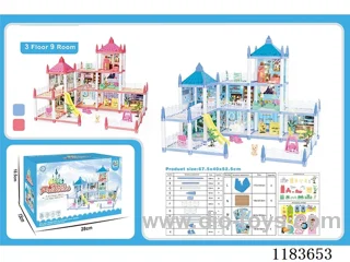 9 Room Villa Toys-No Lights