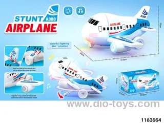 Motorized Aerobatic Spinning Plane