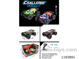 2.4G 1:18 rc car with light included battery