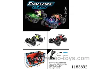 2.4G 1:18 rc car with light included battery