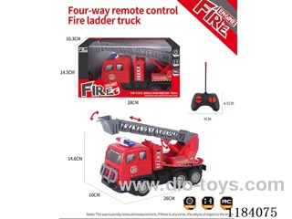 4ch rc fire ladder truck