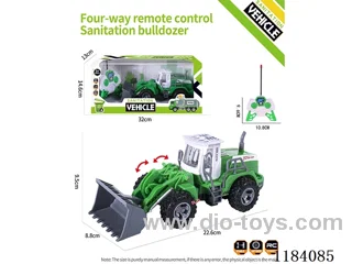4ch rc sanitation bulldozer