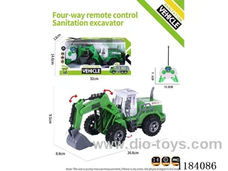 4ch rc sanitation digging and digging hook machine
