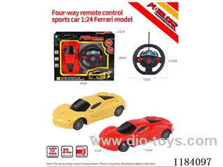 1:24 4ch rc Ferrari sports car model regular model