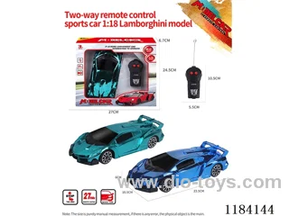 1:18 2ch rc Lamborghini sports car model electroplated