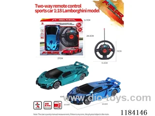 1:18 2ch rc Lamborghini sports car model electroplated