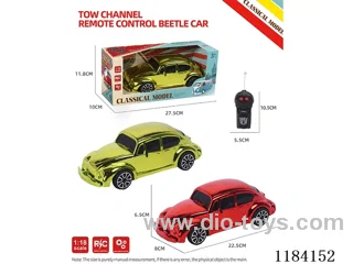 2ch rc Beetle model electroplated