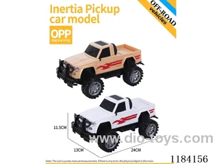 High bottom inertia pickup off-road model conventional model