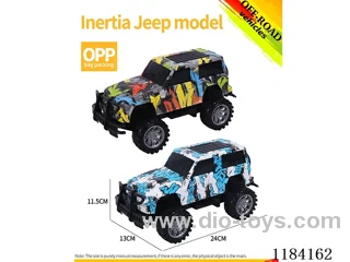 High bottom inertial Jeep off-road model graffiti
