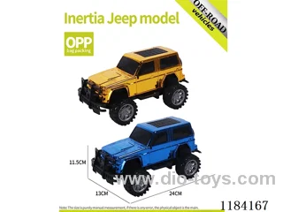 High bottom inertia Jeep off-road model electroplated
